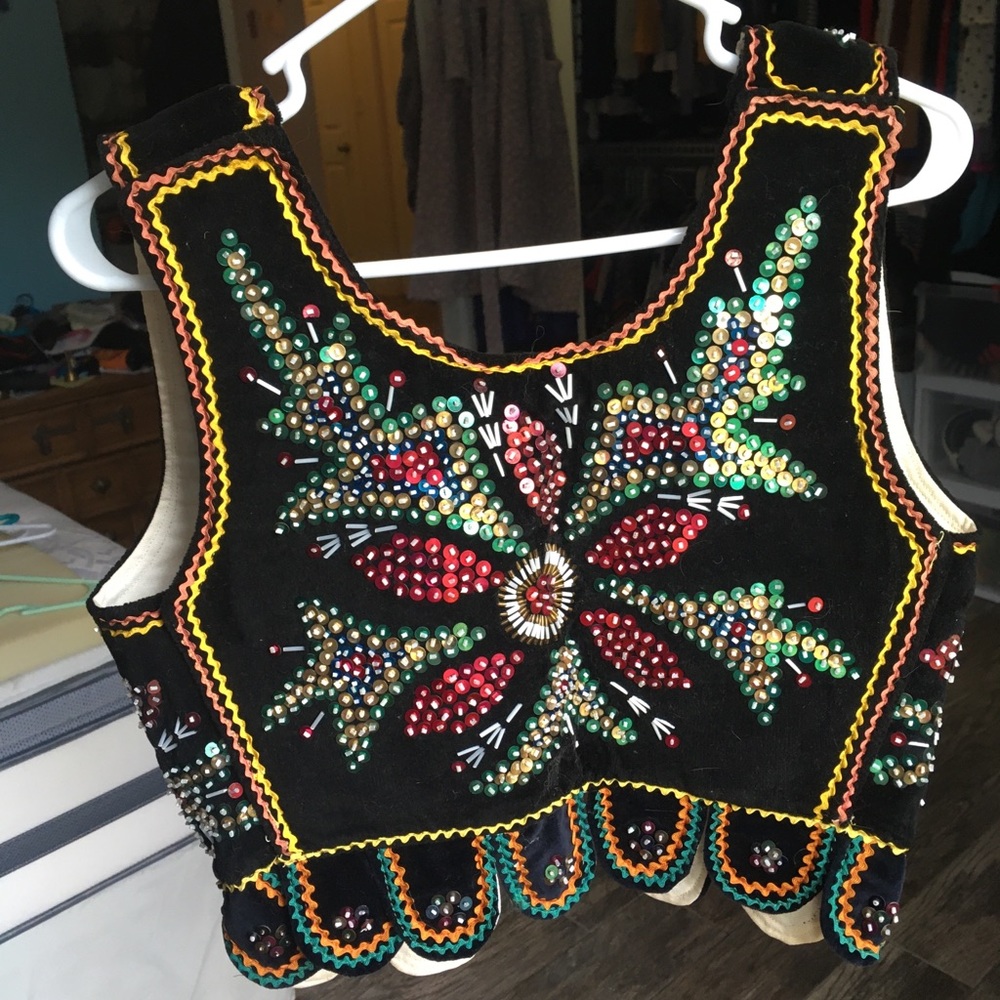 Coquina stitched vest from Hong Kong